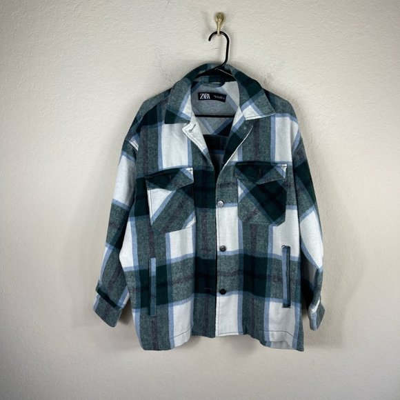 Zara Plaid Shacket - Picture 9 of 15